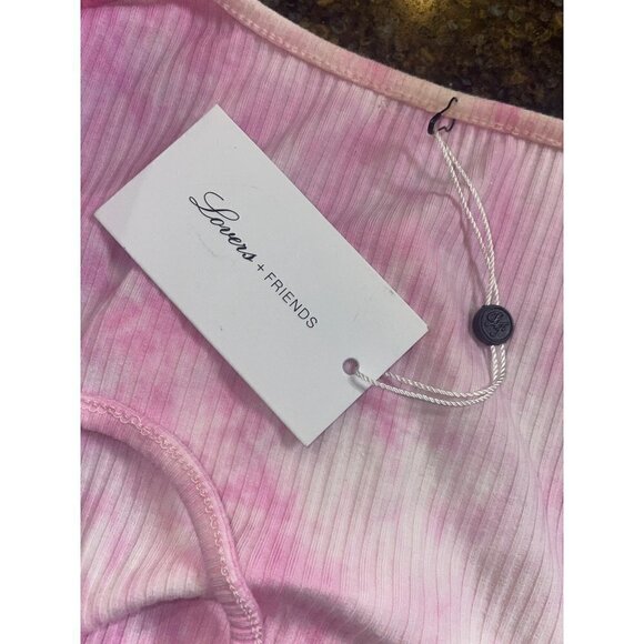 Lovers and Friends Justine Mini Dress in Pink Large New long Sleeve - Picture 8 of 9